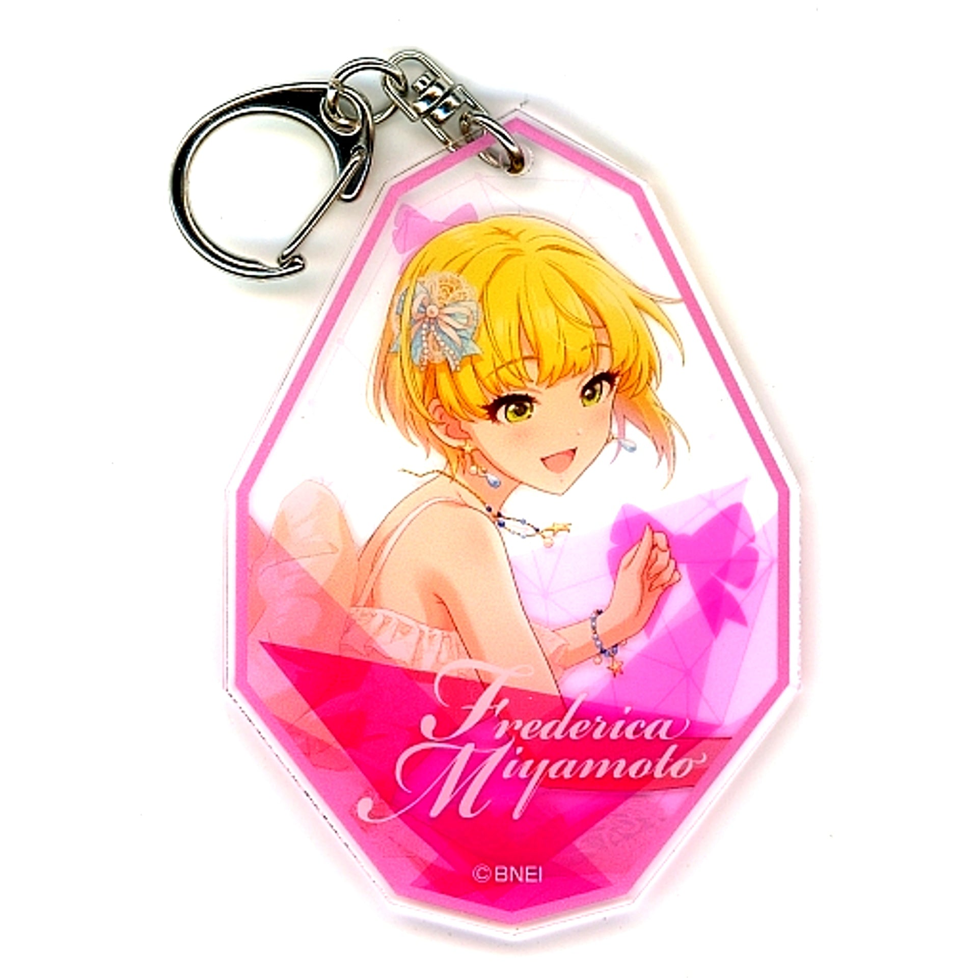 Frederica Miyamoto The Idolm@ster Cinderella Girls Tonde Icchaitaino Acrylic Keychain Official Shop Kuji M@STER Prize B [USED]