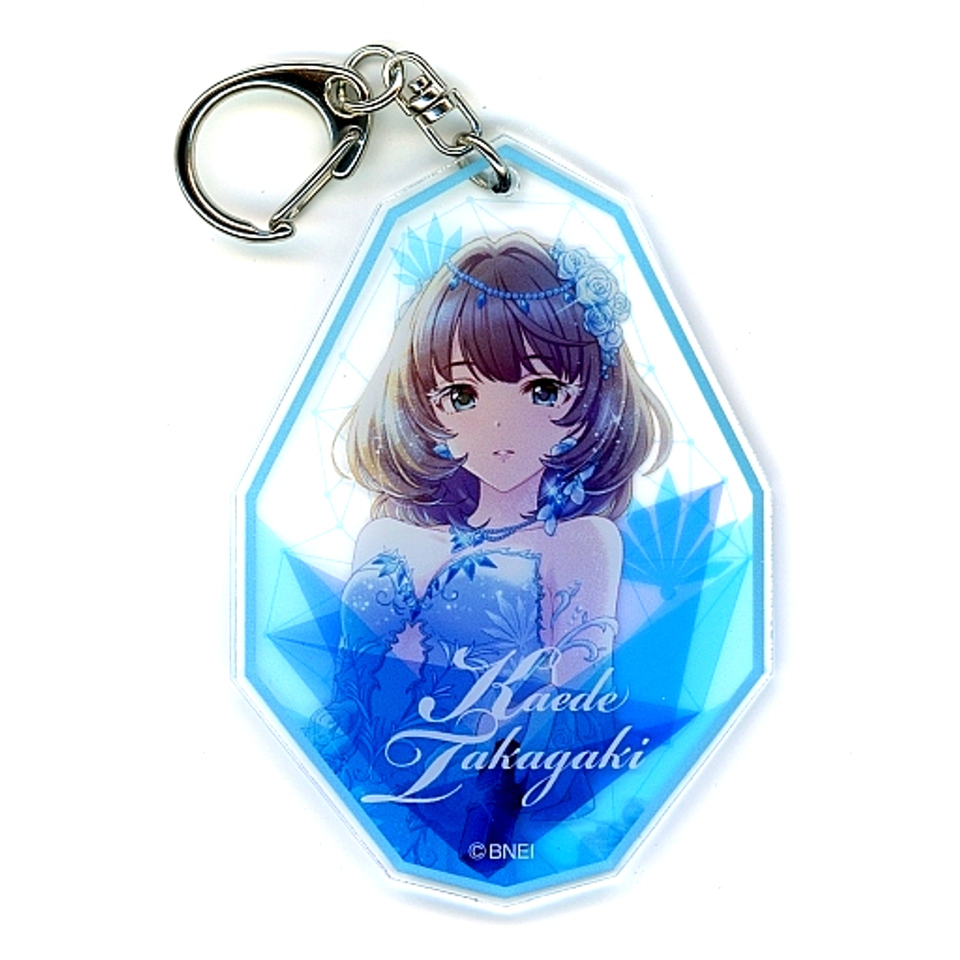 Kaede Takagaki Eyes Reflecting the Heart Acrylic Keychain The Idolm@ster Cinderella Girls Official Shop Kuji M@STER Prize B [USED]