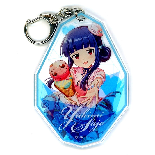 Yukimi Sajo Kirameki Holiday Memory B Prize The Idolmaster Cinderella Girls Acrylic Keychain Idolmaster Official Shop Kuji M@STER [USED]