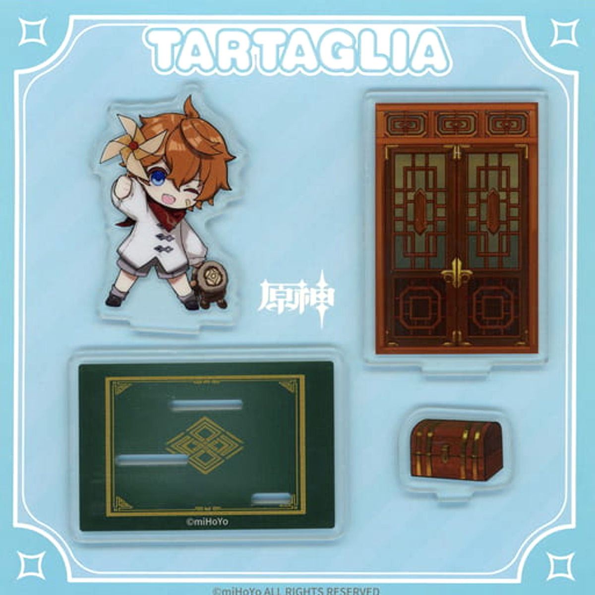 Genshin Impact Tartaglia Dream Curios Series Deformed Character Diorama Acrylic Stand Acrylic Stands [USED]