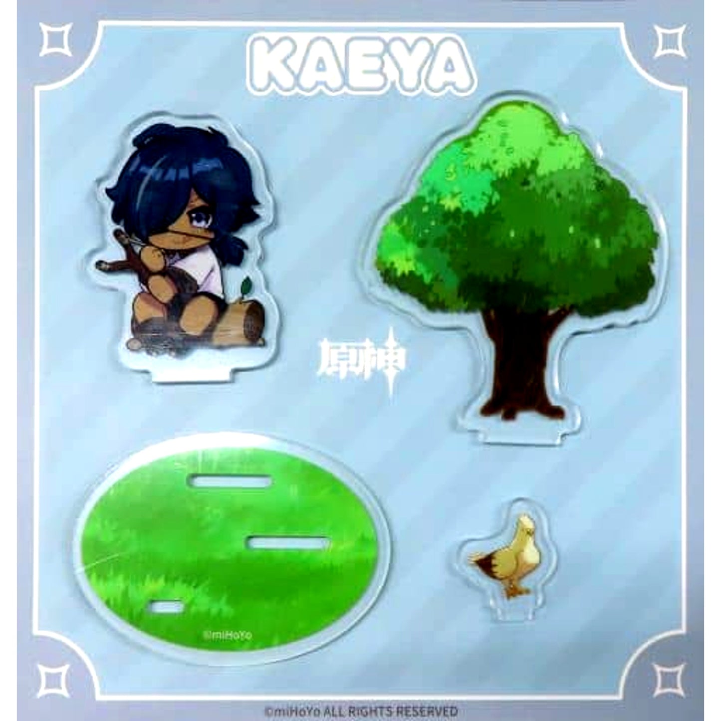Kaeya Genshin Impact Dreamy Wonders Series Deformed Character Diorama Acrylic Stand [USED]