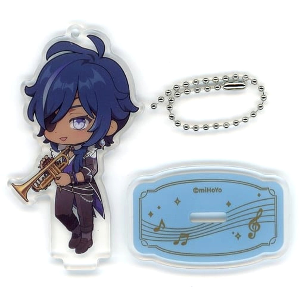 Genshin Kaeya Chibi Character Stand-Style Bag Charm Offline Orchestra Concert 2021 Exclusive Charm [USED]