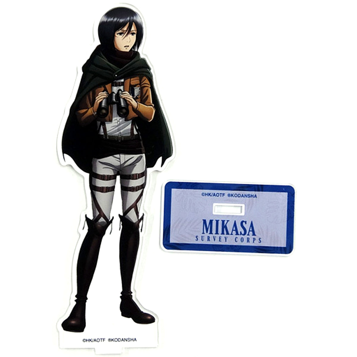 Mikasa Ackerman Illustration BIG Acrylic Stand Attack on Titan [USED]
