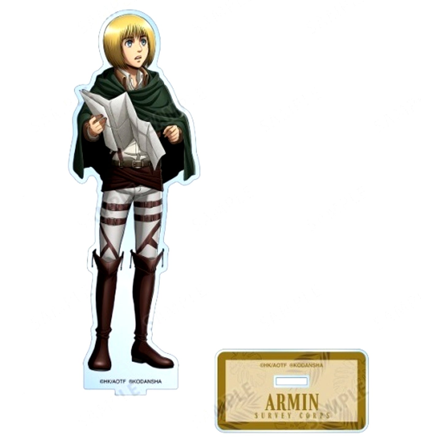 Armin Arlert Attack on Titan Illustration BIG Acrylic Stand [USED]