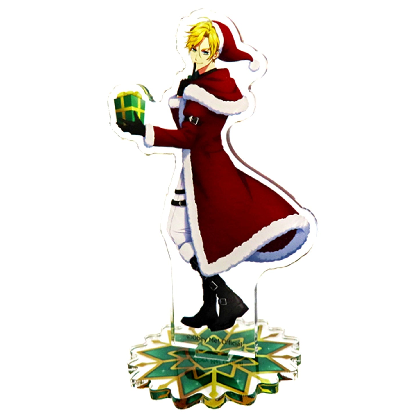 Satan Obey Me! x mixx garden Collaboration Cafe Devil's Night Christmas Trading Acrylic Stand [USED]