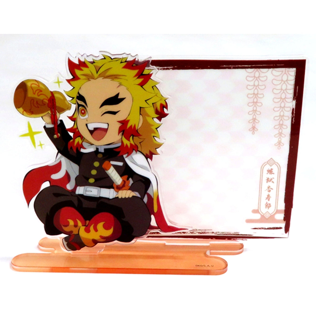 Kyojuro Rengoku Demon Slayer Mini Character Acrylic Message Board Acrylic Stand China Limited [USED]
