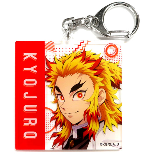 Kyojuro Rengoku B: Demon Slayer Acrylic Keychain [USED]