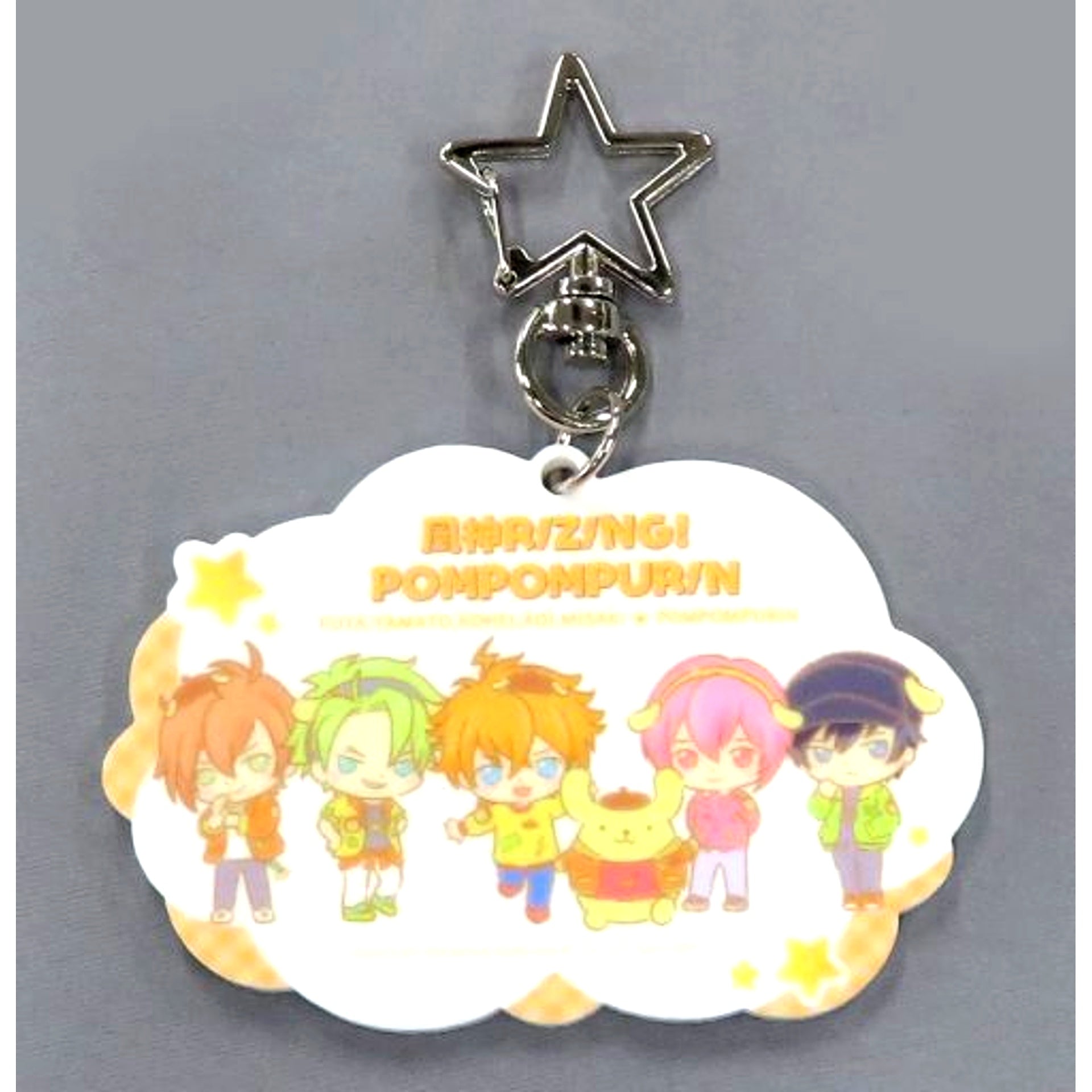 Fujin RIZING! x Pompompurin ARGONAVIS from BanG Dream! x Sanrio Characters Animate Ikebukuro Flagship Store Limited Acrylic Keychain [USED]