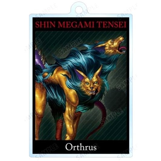 Shin Megami Tensei Orthrus Trading Demon Acrylic Keychain Keychains [USED]