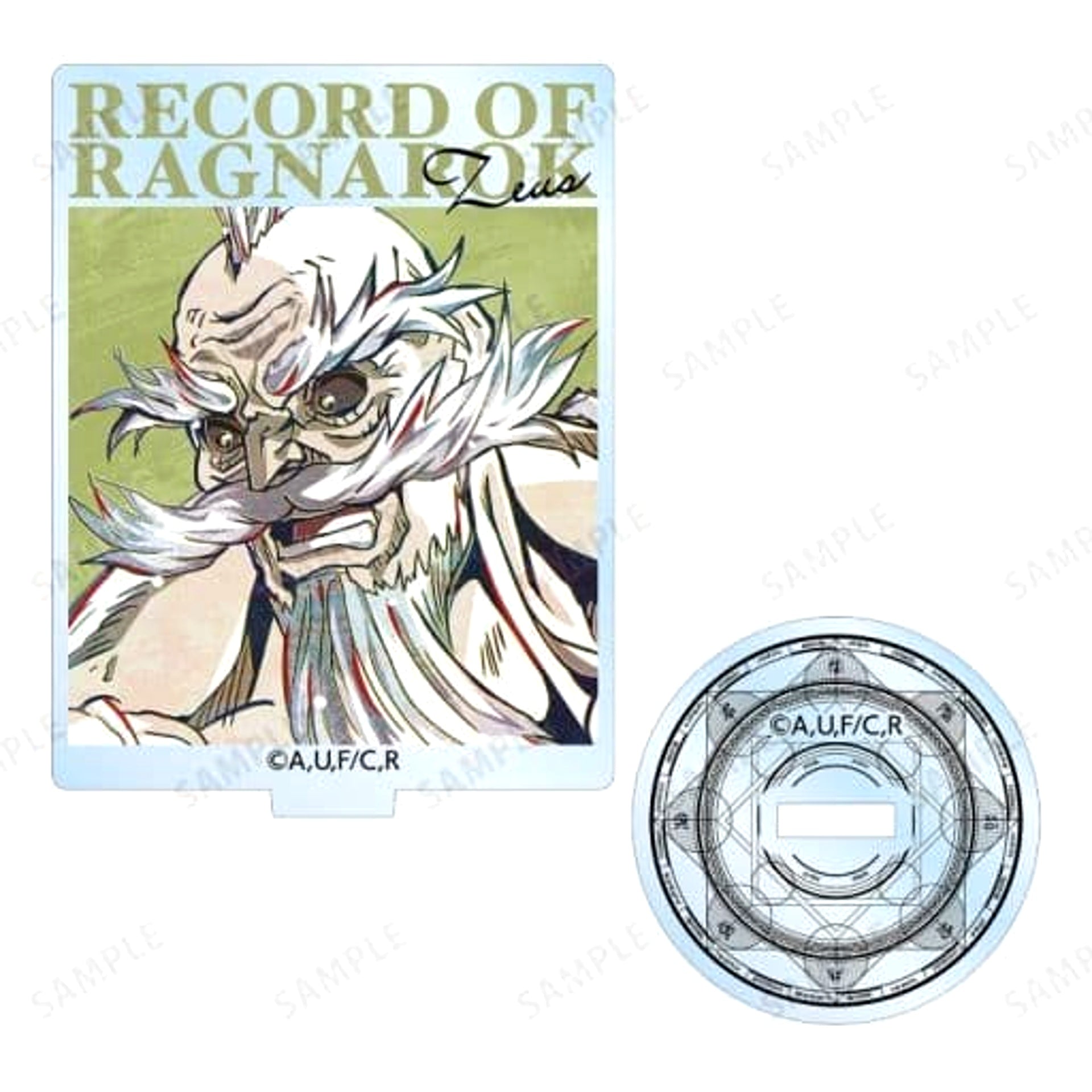 Record of Ragnarok Zeus Trading Ani-Art Acrylic Stand ver. A Acrylic Stands [USED]