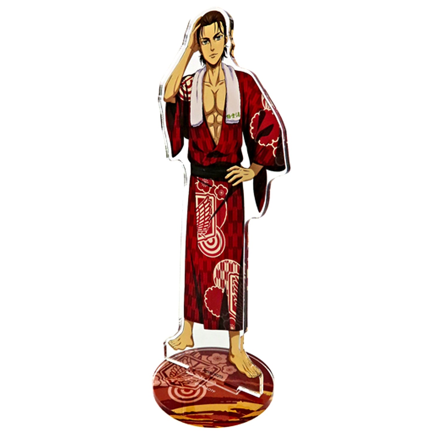 Eren Yeager Attack on Titan Acrylic Stand Standard Proportion Gokurakuyu RAKU SPA The SENTO Season 2 [USED]