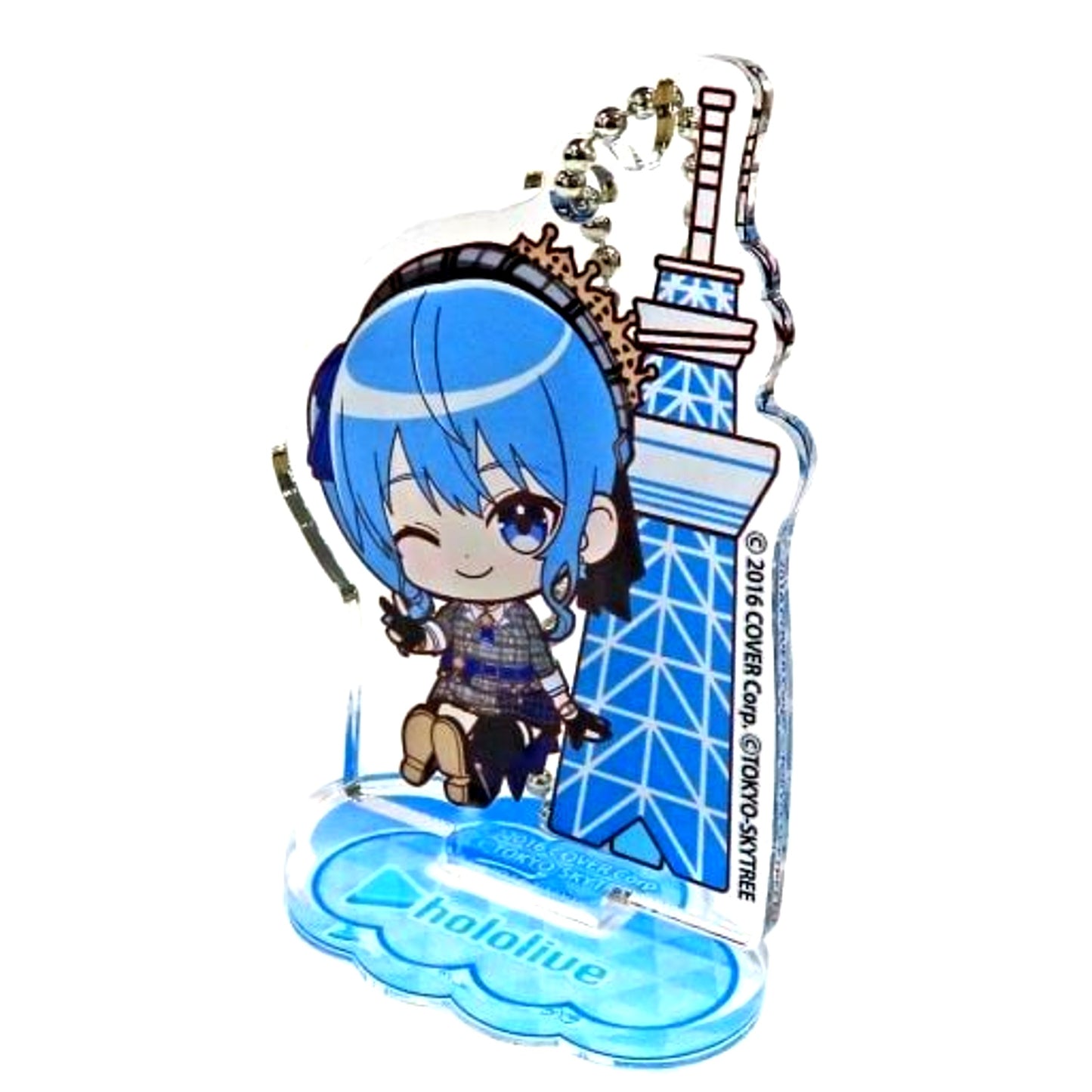 Hoshimachi Suisei VTuber Hololive x Tokyo Skytree Town Trading Acrylic Stand [USED]