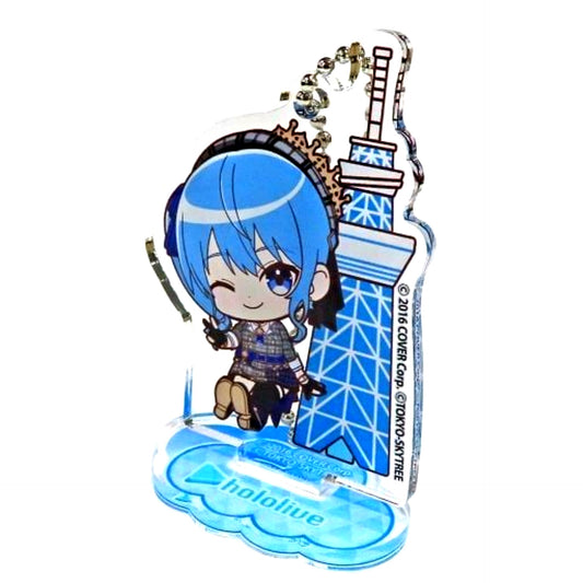 Hoshimachi Suisei VTuber Hololive x Tokyo Skytree Town Trading Acrylic Stand [USED]