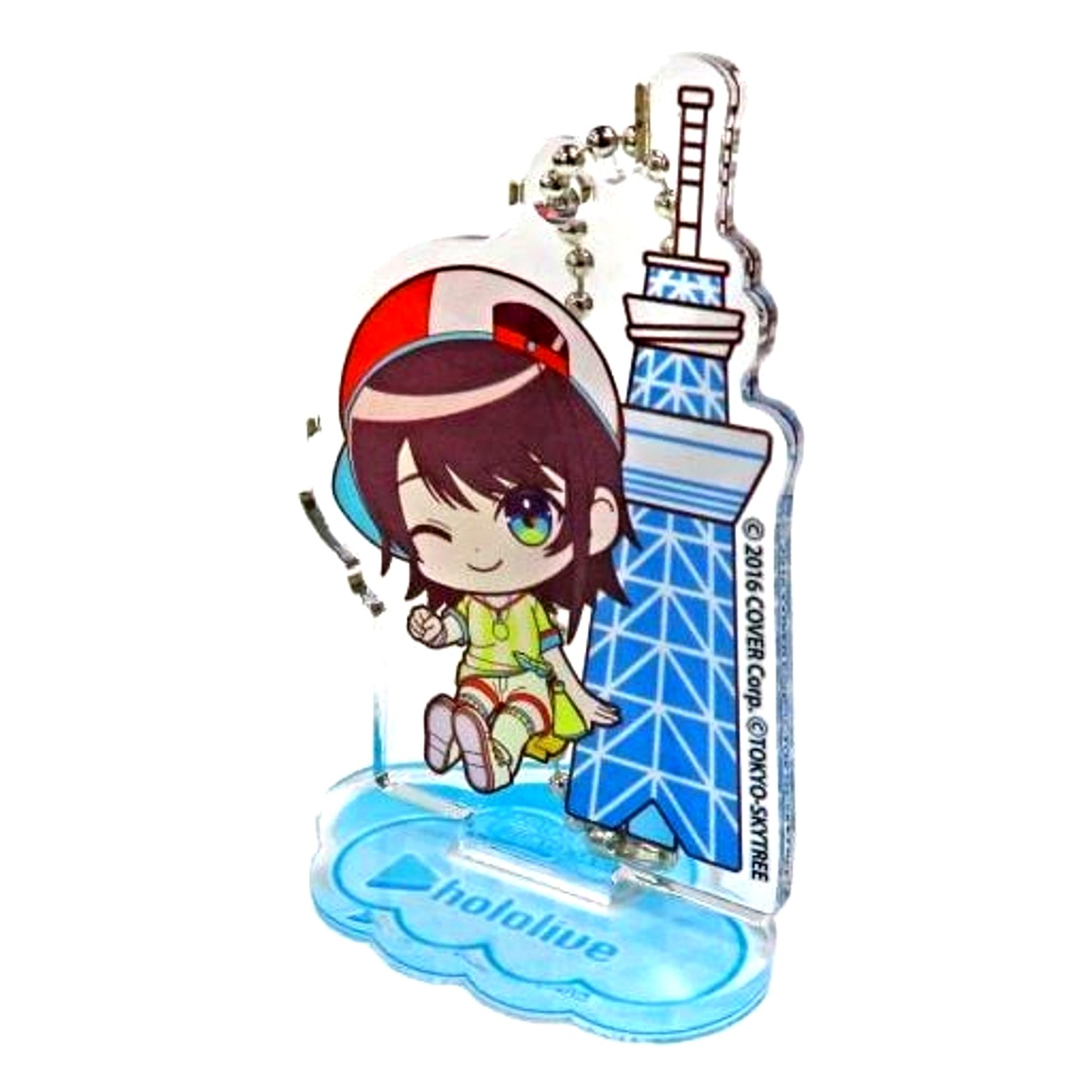 Oozora Subaru Trading Acrylic Stand Virtual YouTuber Hololive x Tokyo Skytree Town [USED]