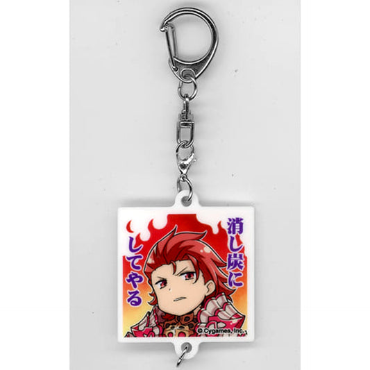 Granblue Fantasy Percival Trading Linked Acrylic Keychain Karaoke no Tetsujin Limited Keychains [USED]