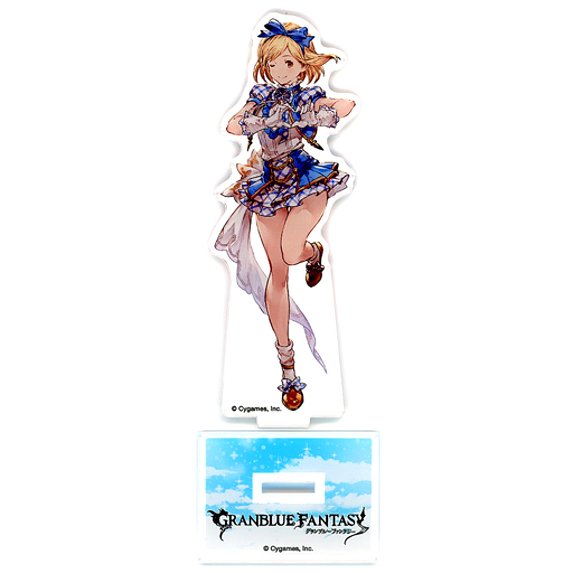 Djeeta Acrylic Stand Granblue Fantasy x Karaoke no Tetsujin [USED]
