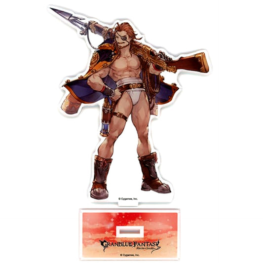Eugen Granblue Fantasy Acrylic Stand Karaoke no Tetsujin Collaboration [USED]