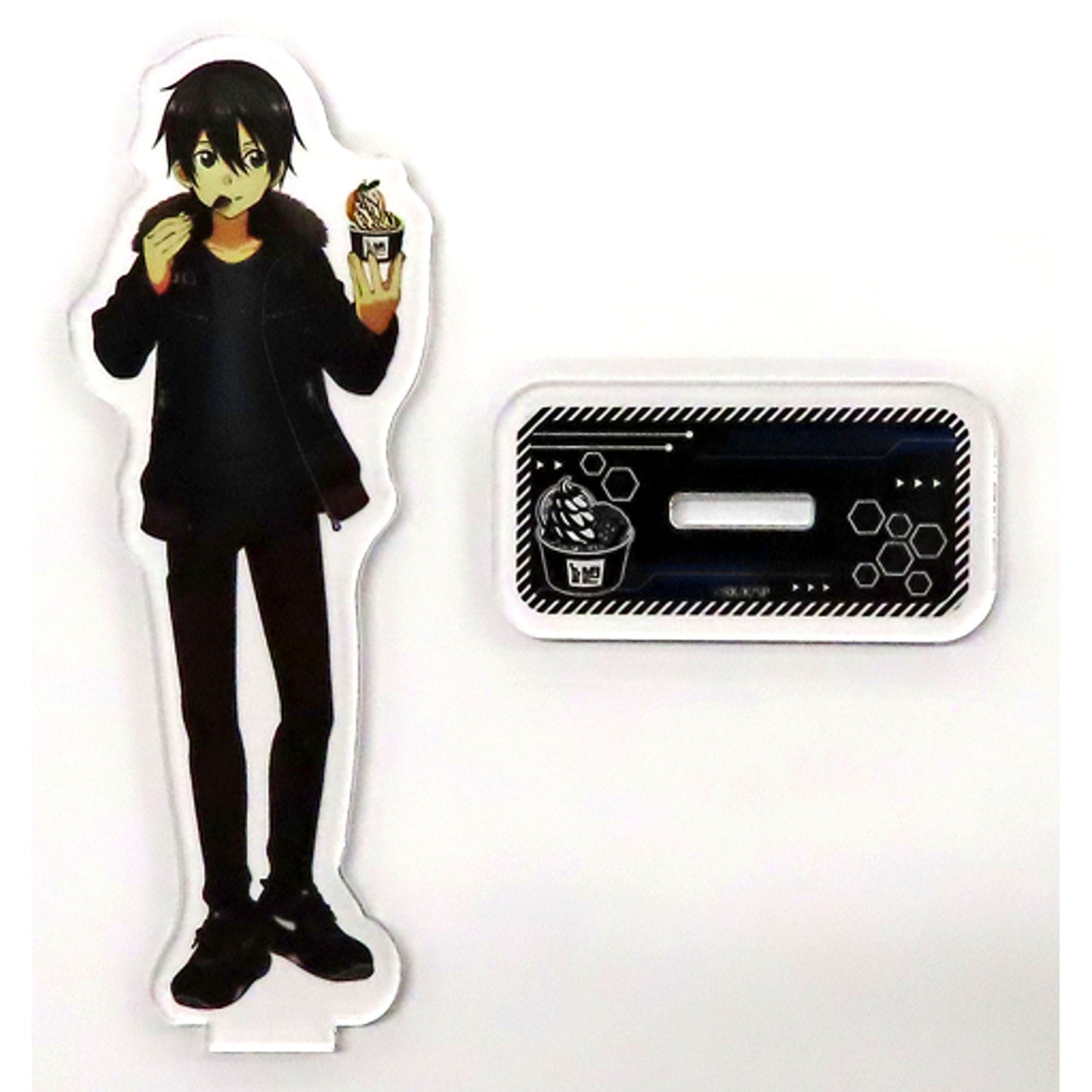 Kirito Sword Art Online the Movie Progressive Aria of a Starless Night x Manhattan Roll Ice Cream Acrylic Stand [USED]
