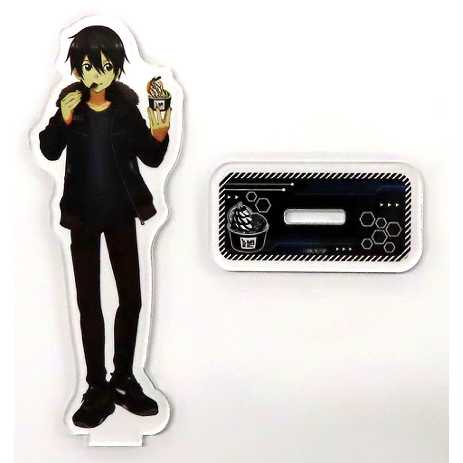 Kirito Sword Art Online the Movie Progressive Aria of a Starless Night x Manhattan Roll Ice Cream Acrylic Stand [USED]