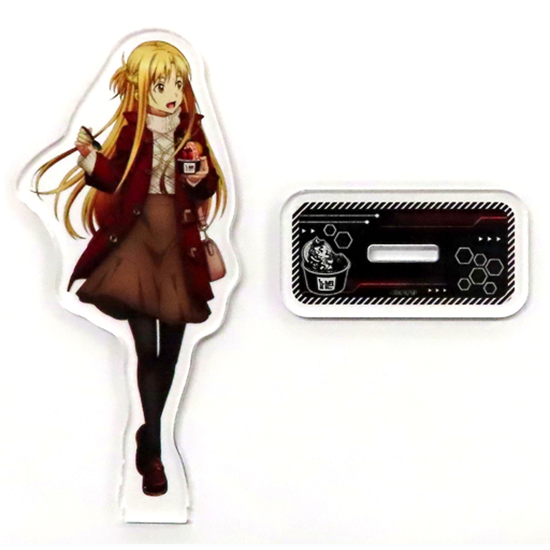 Asuna Sword Art Online the Movie Progressive Aria of a Starless Night x Manhattan Roll Ice Cream Acrylic Stand [USED]