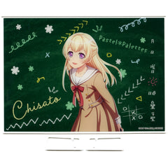 Chisato Shirasagi Illustration Acrylic Board School Ver. Vol.1 BanG Dream Girls Band Party Sega Limited [USED]