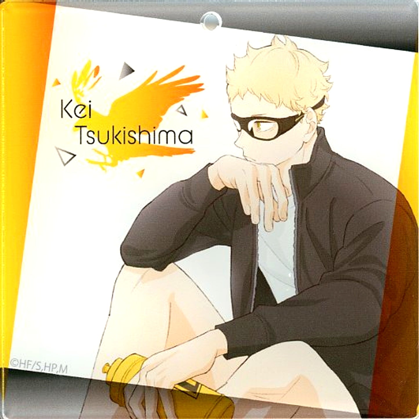 Kei Tsukishima Single Item Haikyu!! Jump Festa 2021 Goods Made-to-Order Limited Acrylic Keychain Collection [USED]