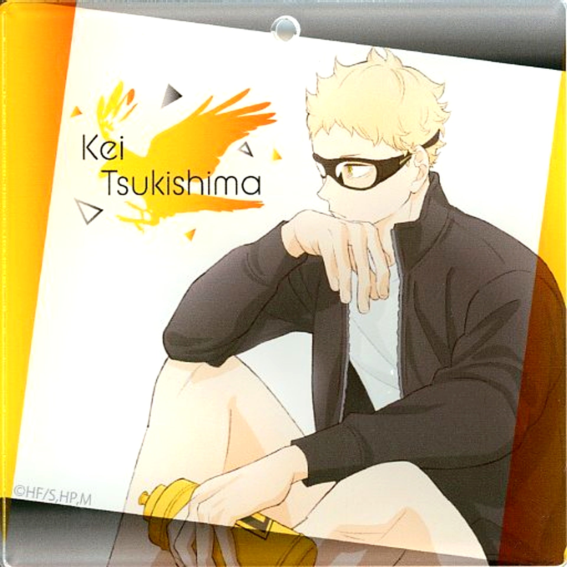 Kei Tsukishima Single Item Haikyu!! Jump Festa 2021 Goods Made-to-Order Limited Acrylic Keychain Collection [USED]