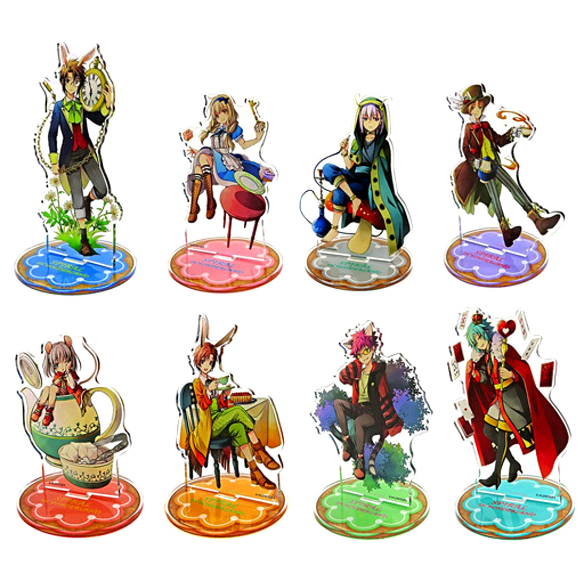 Set of 8 B Prize Acrylic Stand Rakuten Collection Spiral: The Bonds of Reasoning [USED]