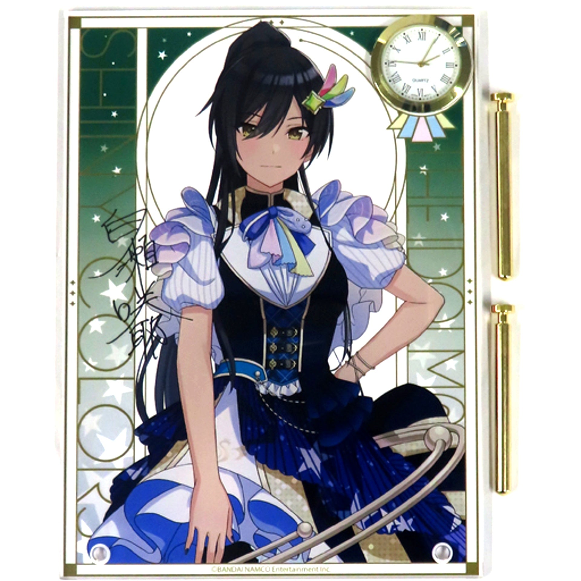 Sakuya Shirase The Idolm@ster Shiny Colors Acrylic Art with Clock Unite Birth Planetary Ver. [USED]