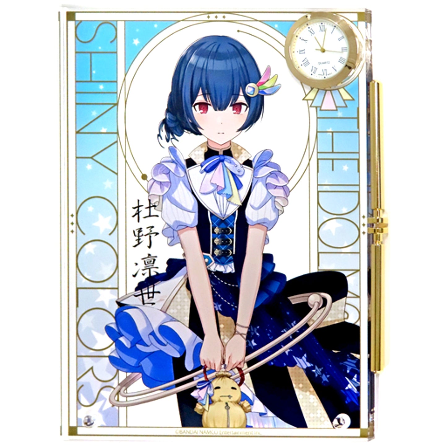 Rinze Morino The Idolmaster Shiny Colors Acrylic Art with Clock Uniteverse Planetari Ver. [USED]