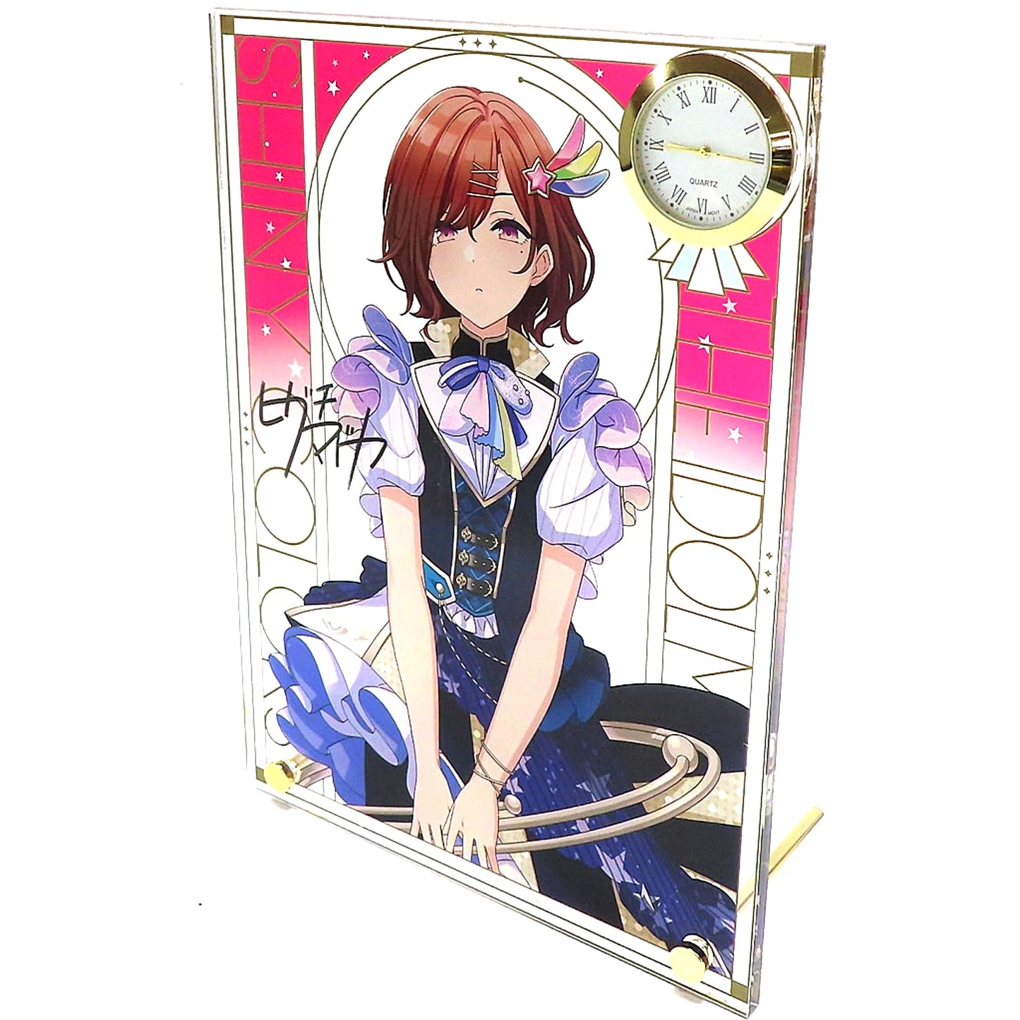 Madoka Higuchi SHINY COLORS Clock with Acrylic Art Unite Birth Planetary Ver. [USED]
