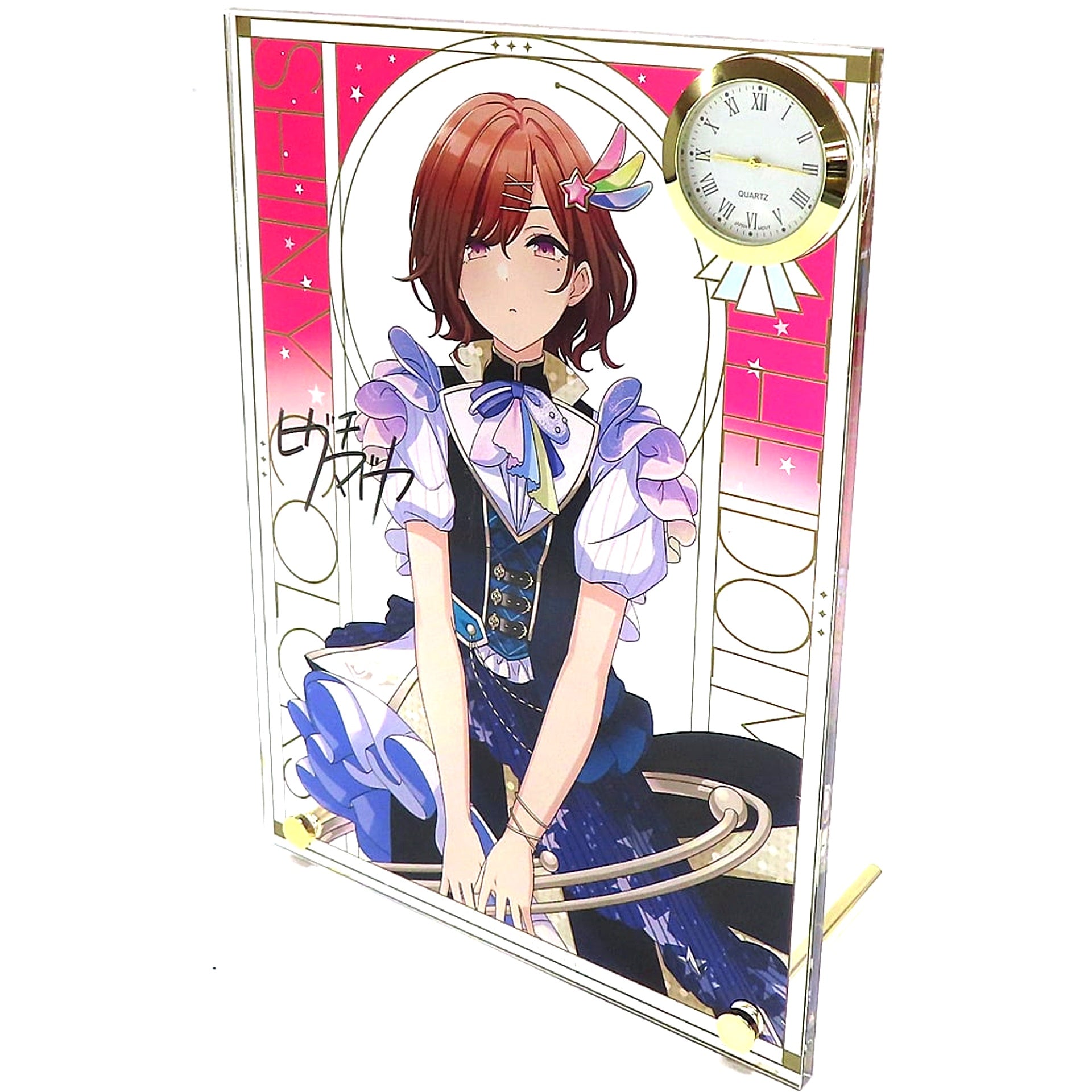 Madoka Higuchi SHINY COLORS Clock with Acrylic Art Unite Birth Planetary Ver. [USED]