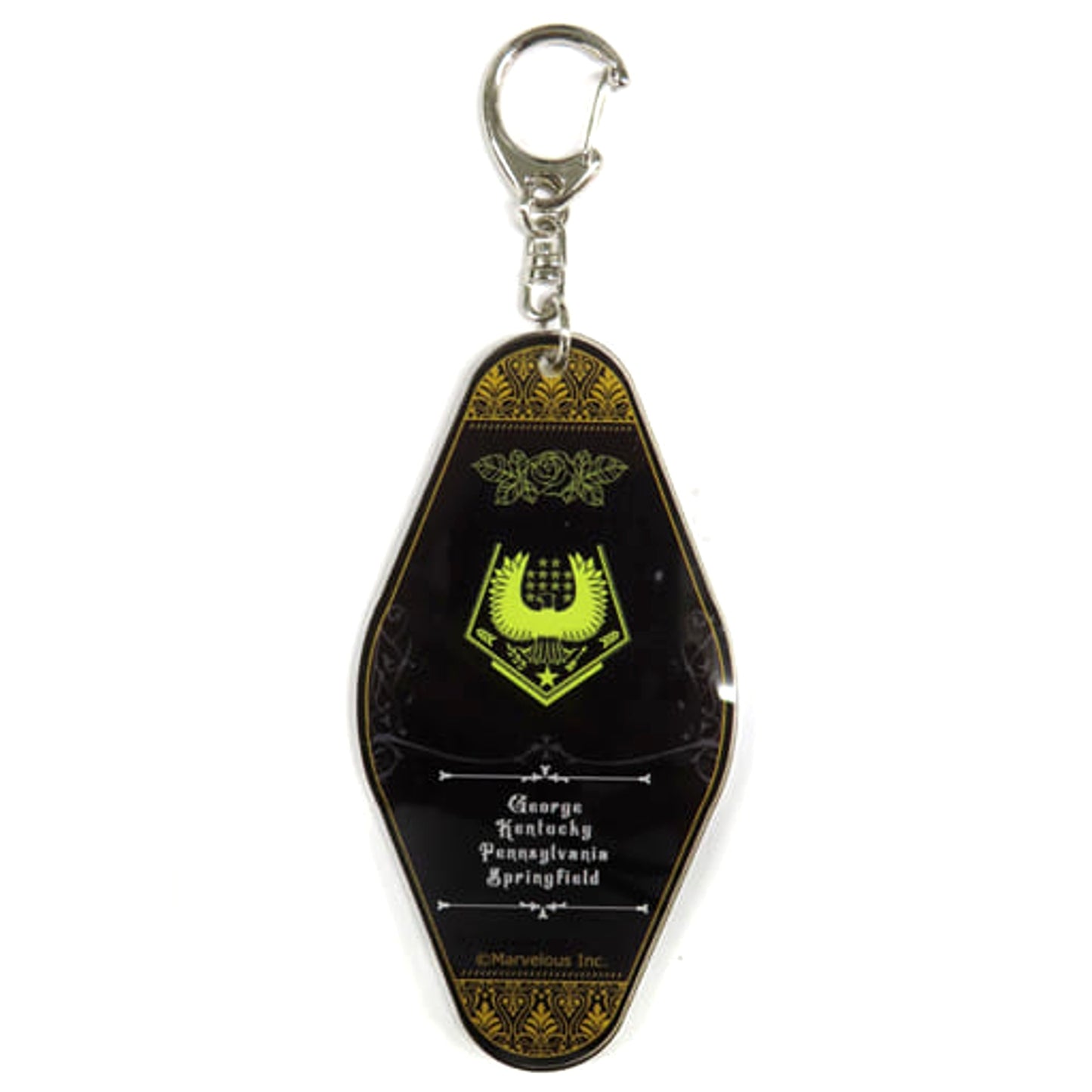 America The Thousand Noble Musketeers: Rhodoknight Motif Pattern Acrylic Keychain [USED]