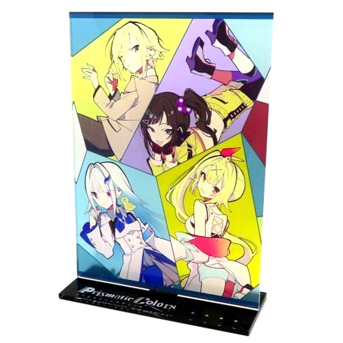 Uzuki Kou, Hayase Sou, Lize Helesta, Hoshikawa Sara Virtual YouTuber Nijisanji Acrylic Stand B CD NIJISANJI Prismatic Colors Gamers Paid Bonus [USED]