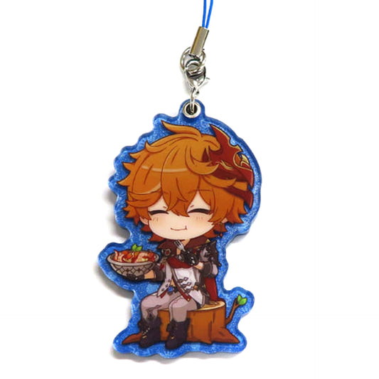 Genshin Tartaglia Mogumogu Ver. Pearl Acrylic Collection Participating Stores Limited Box Purchase Privilege Acrylic Item [USED]