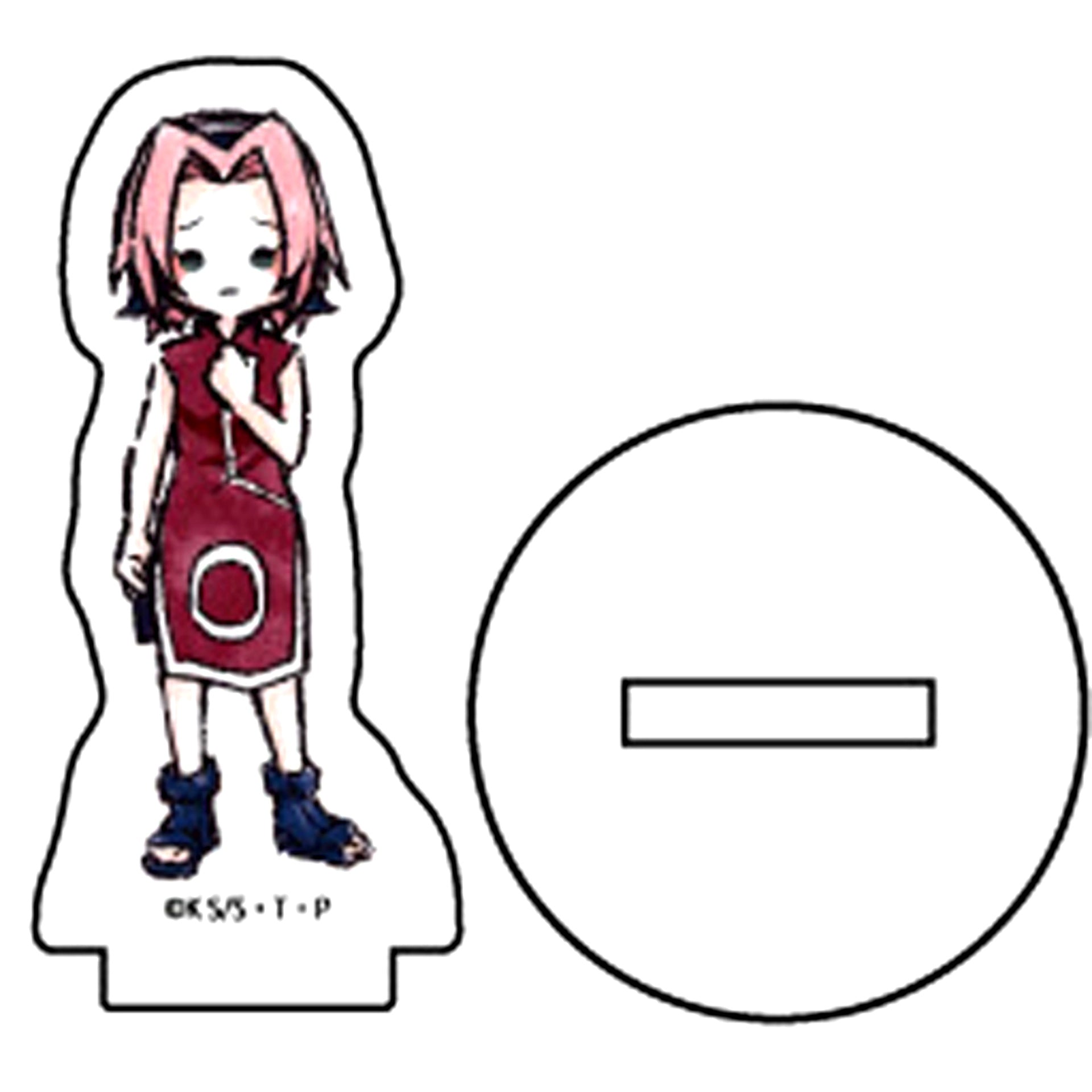 Sakura Haruno Naruto Acrylic Petit Stand 03. GraffArt Design [USED]