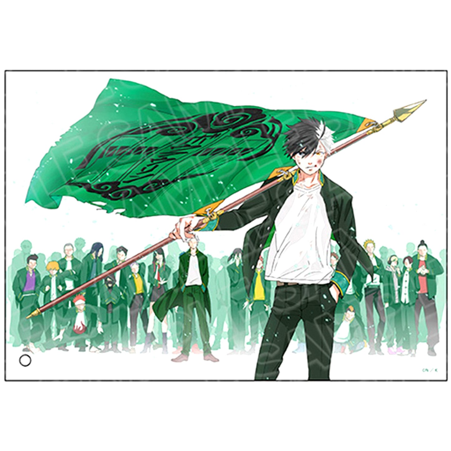Haruka Sakura A. Wind Breaker Mini Acrylic Art [USED]