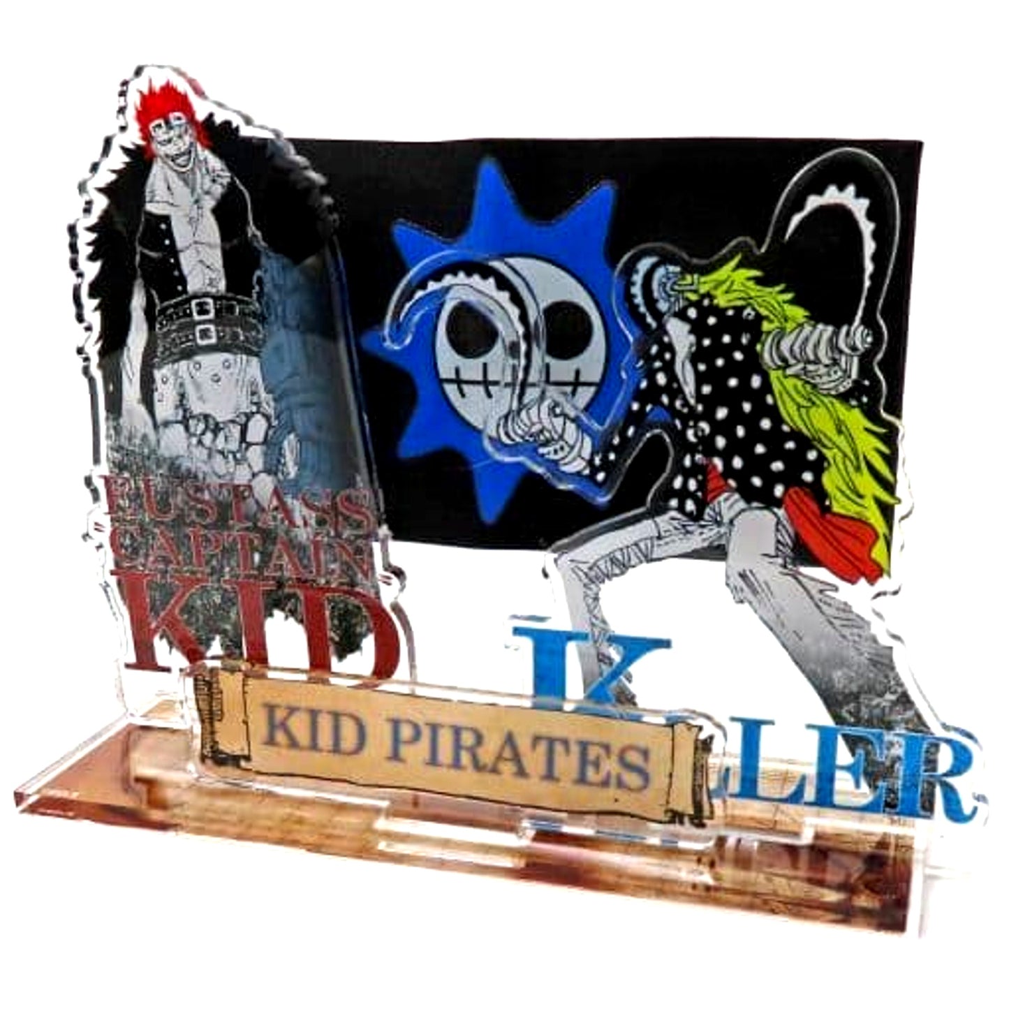 Eustass Kid & Killer One Piece Pirate Flag Acrylic Stand [USED]
