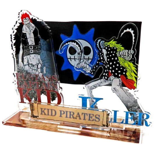 Eustass Kid & Killer One Piece Pirate Flag Acrylic Stand [USED]