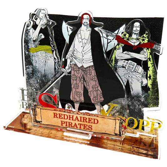 Shanks & Benn Beckman & Yasopp One Piece Pirate Flag Acrylic Stand [USED]