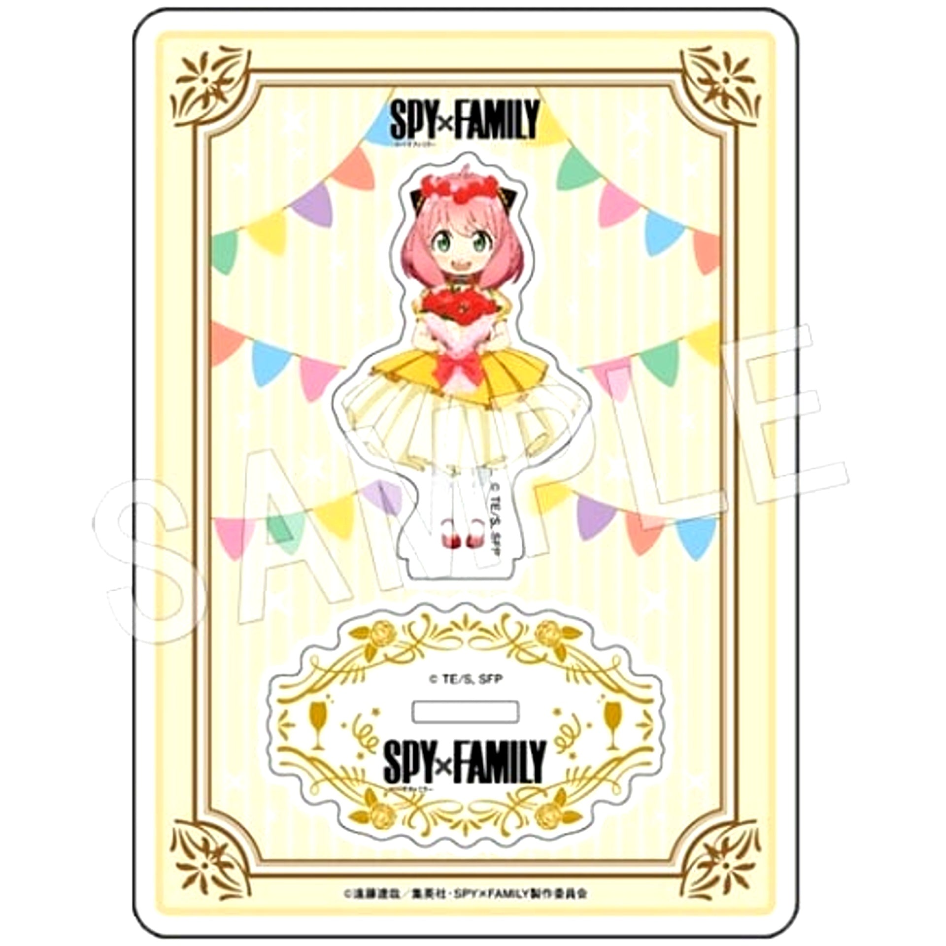 Anya Forger Background Flag SPY x FAMILY Acrylic Stand [USED]