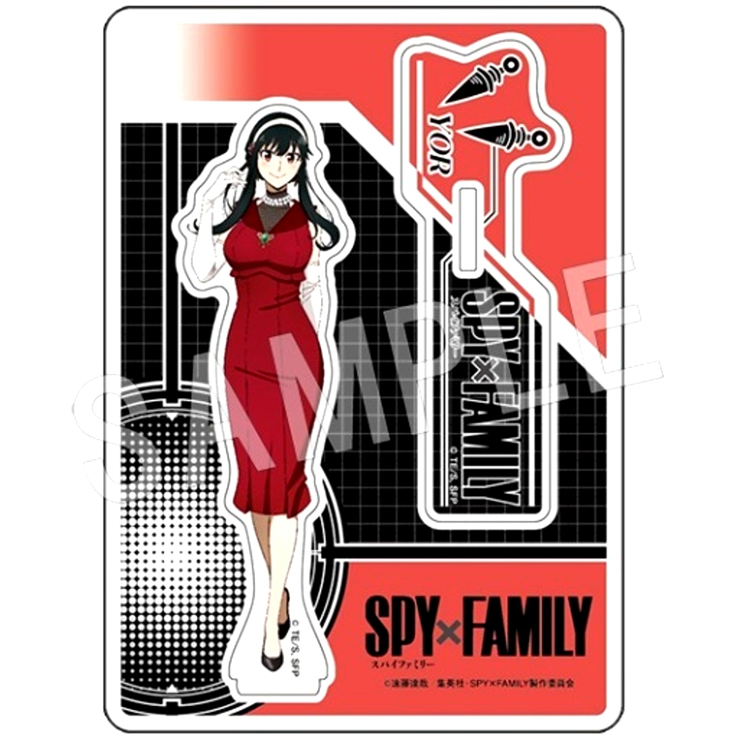 Yor Forger Background Image Color SPY x FAMILY Acrylic Stand [USED]
