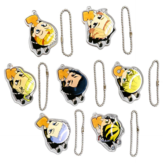 Tokyo Revengers Chifuyu Matsuno & Others Kapurikko Acrylic Keychain Collection All 7 Types Set Keychains [USED]