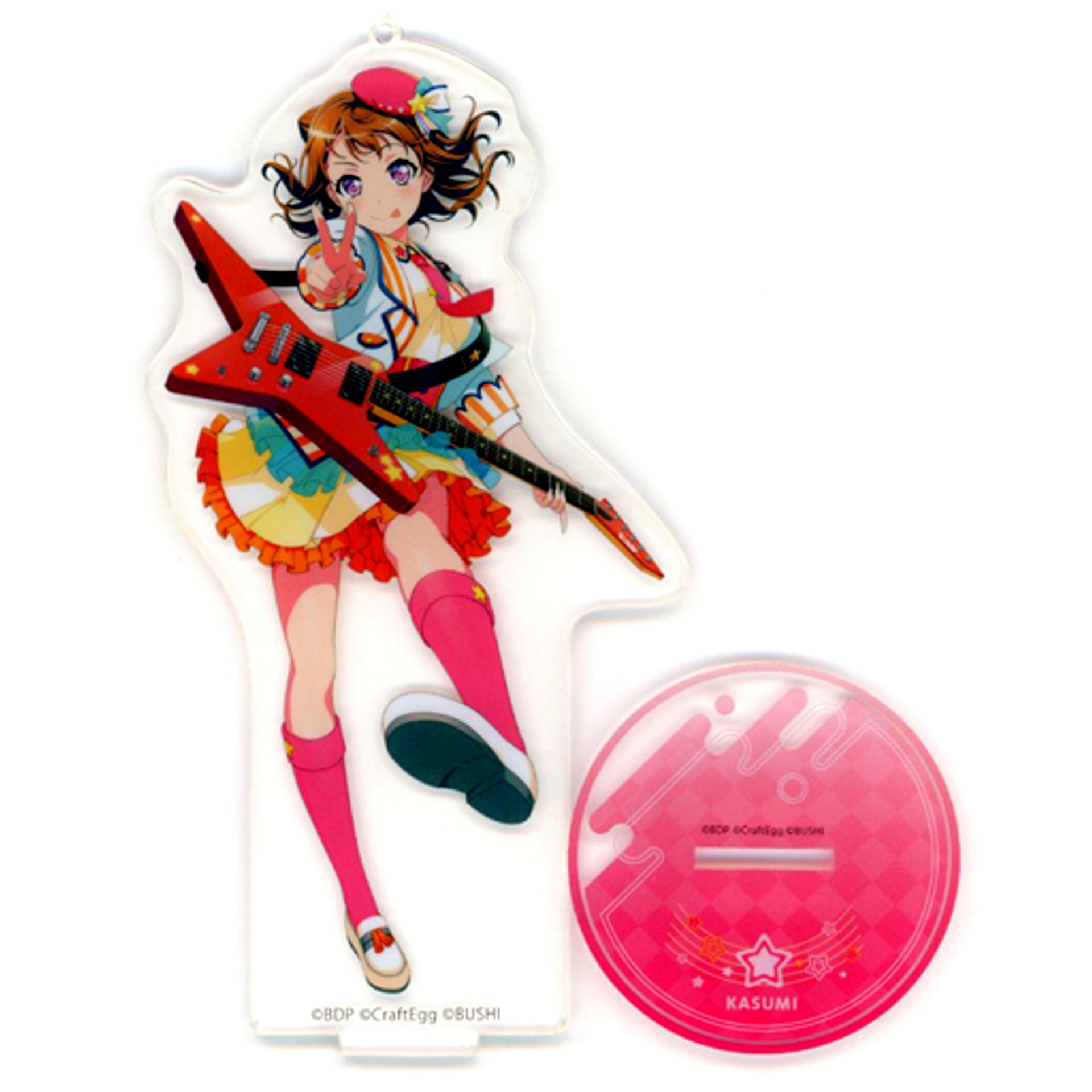 Kasumi Toyama BanG Dream! Girls Band Party! Acrylic Stand Keychain 2020ver. [USED]