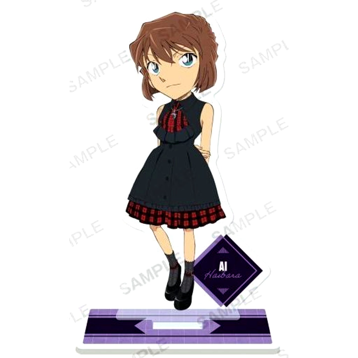 Ai Haibara Black Red Ver. Detective Conan Acrylic Stand Figure [USED]