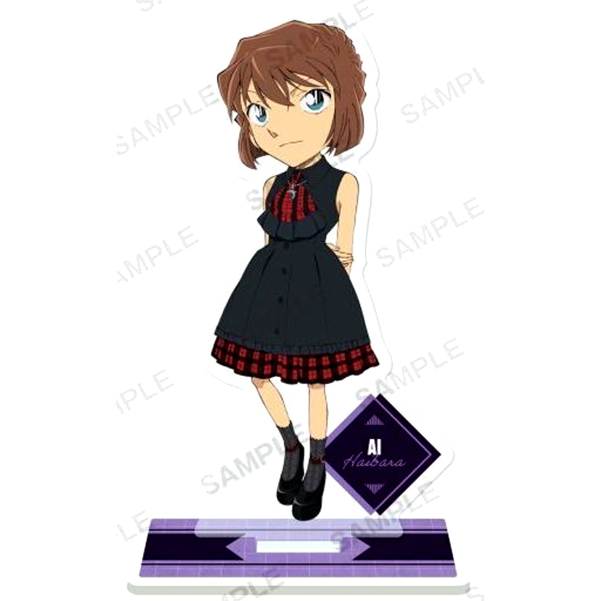 Ai Haibara Black Red Ver. Detective Conan Acrylic Stand Figure [USED]