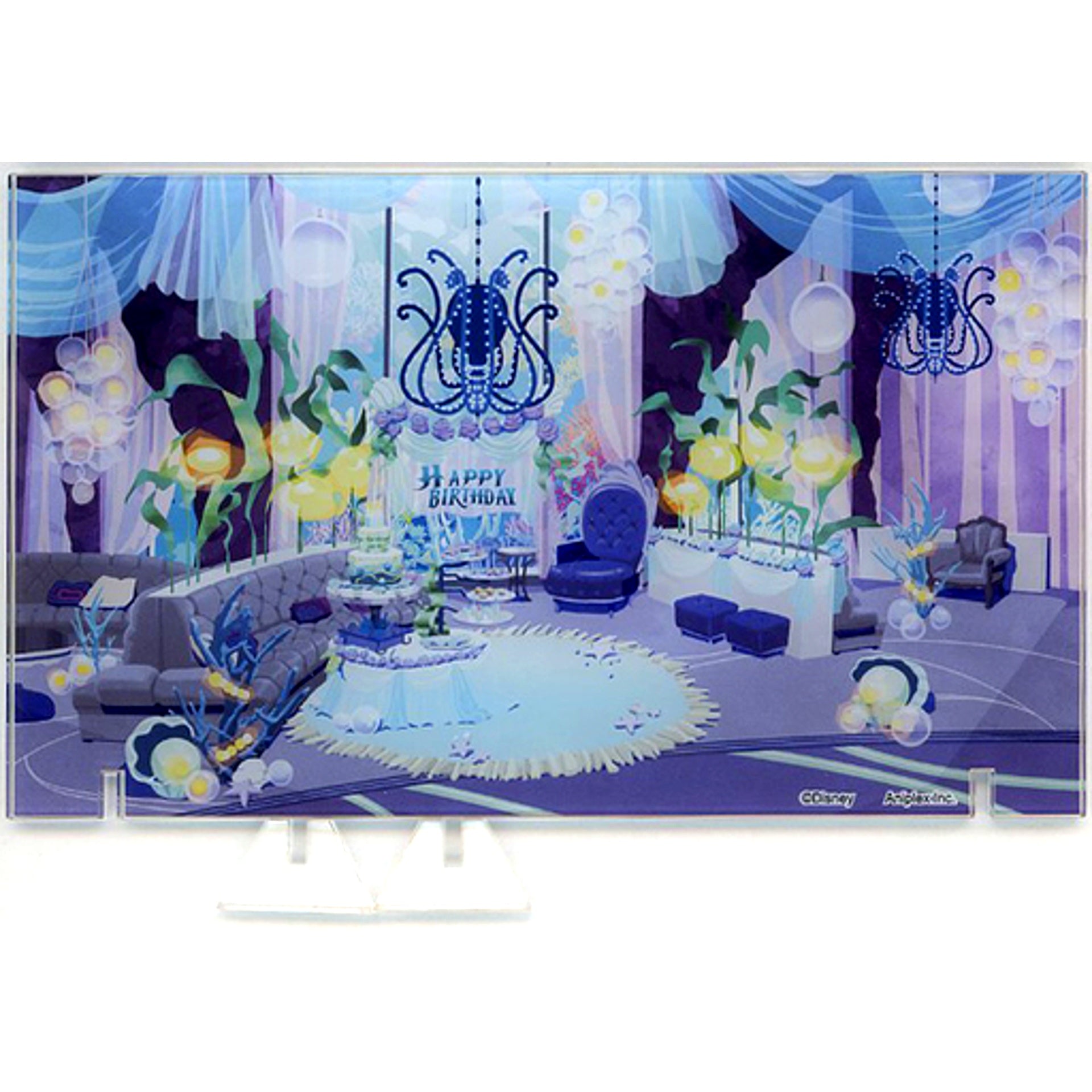 Octavinelle Dormitory Disney Twisted Wonderland Background Acrylic Stand [USED]