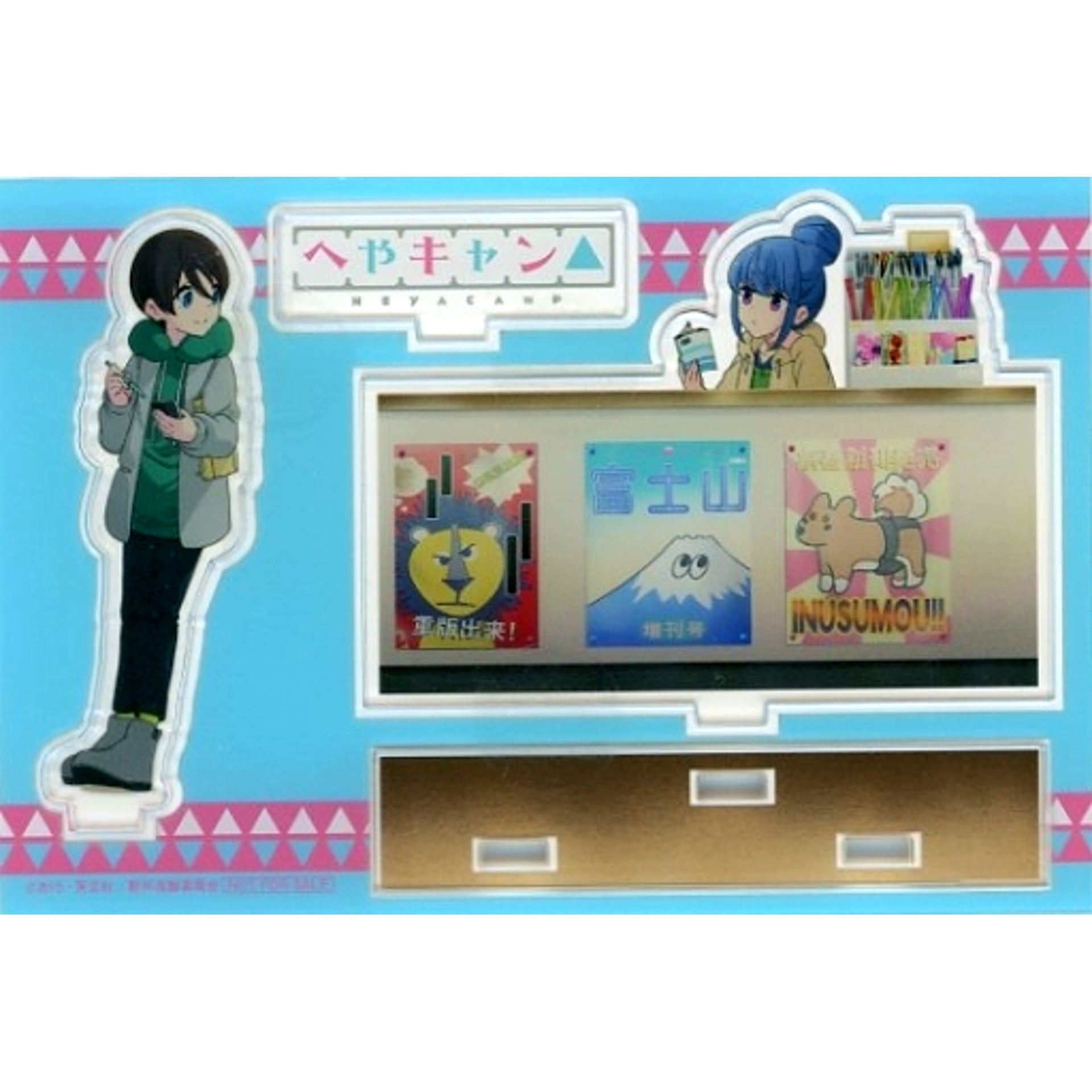 Rin Shima and Ena Saito Room Camp Acrylic Figure Bundle Bonus for Blu-ray DVD Toranoana Limited Edition [USED]