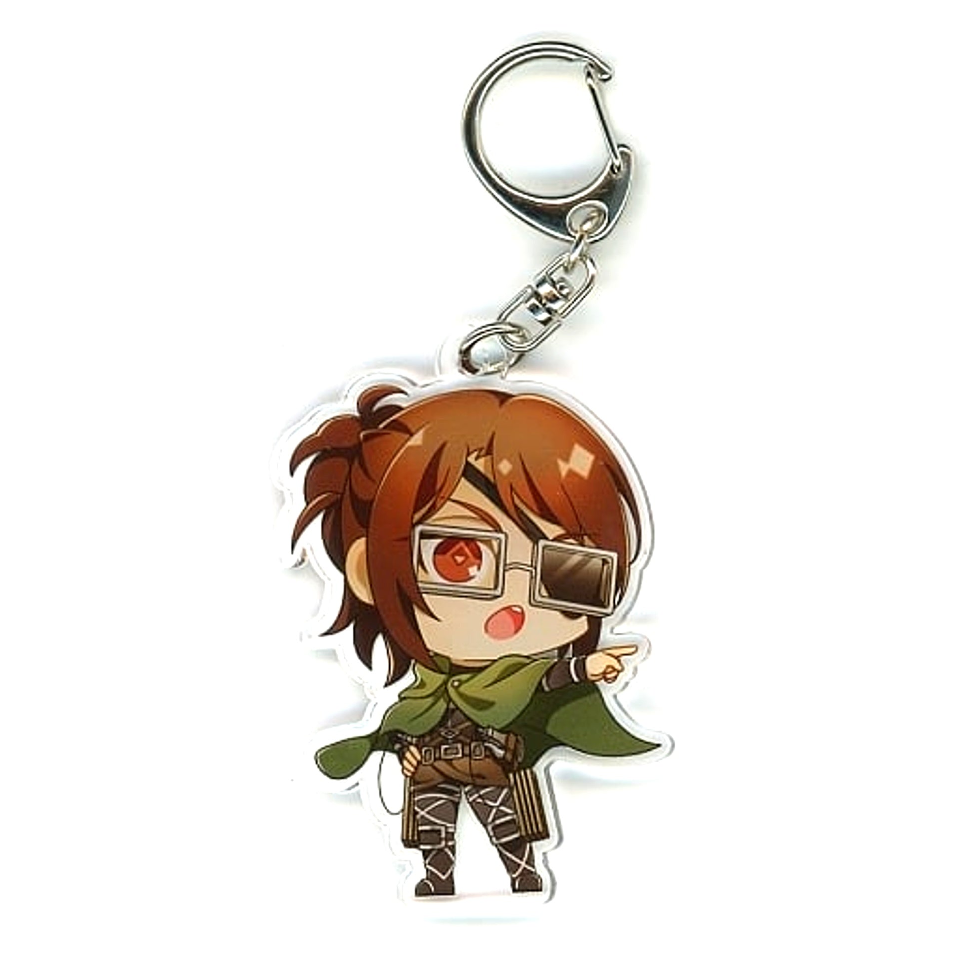 Hange Zoe SD Attack on Titan x NewDays Acrylic Keychain [USED]
