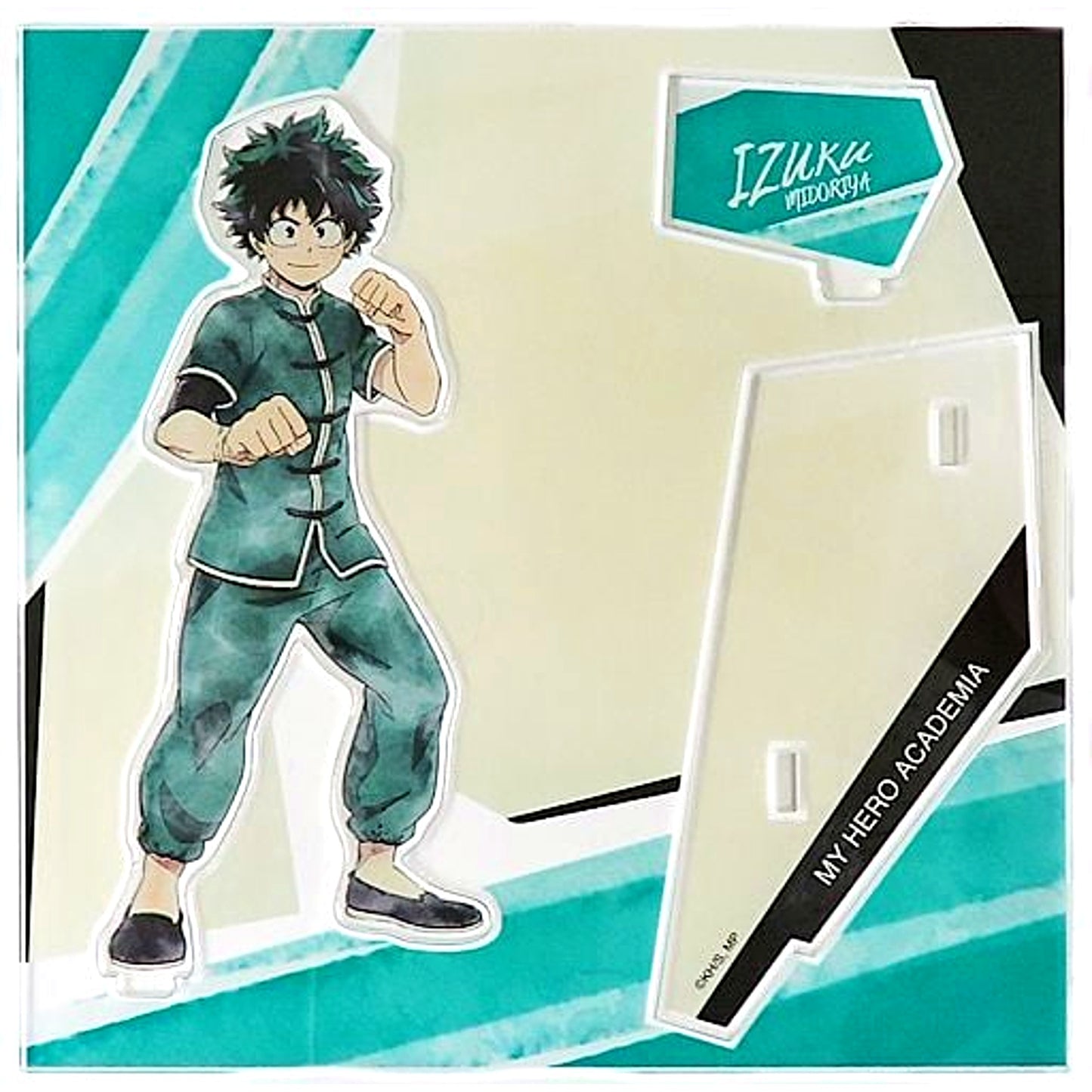 Izuku Midoriya Standing Pose Kung Fu Costume Vol. 1 Regeneration My Hero Academia TOHO animation STORE x baseyard tokyo Regeneration Acrylic Stand [USED]